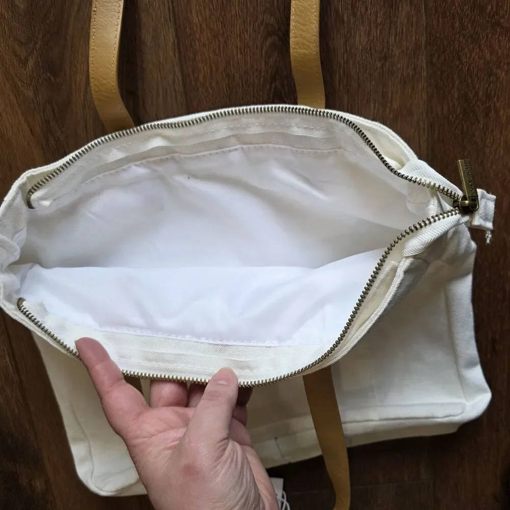 Cozy Earth Zippered Canvas Tote Bag 12